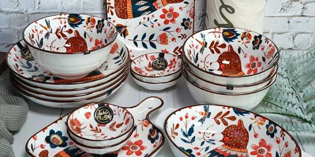 Grover Bear 15 Pieces Dinner Set