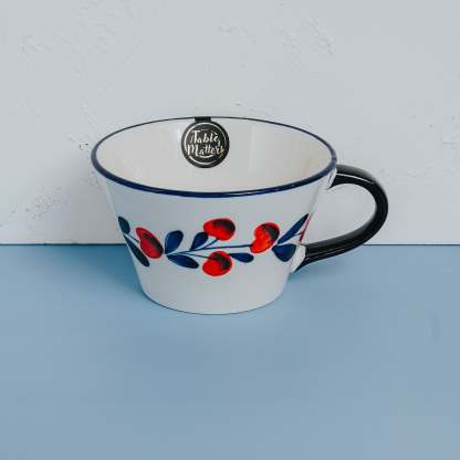 Holiday Berry - Hand Painted 550ml Cereal Cup