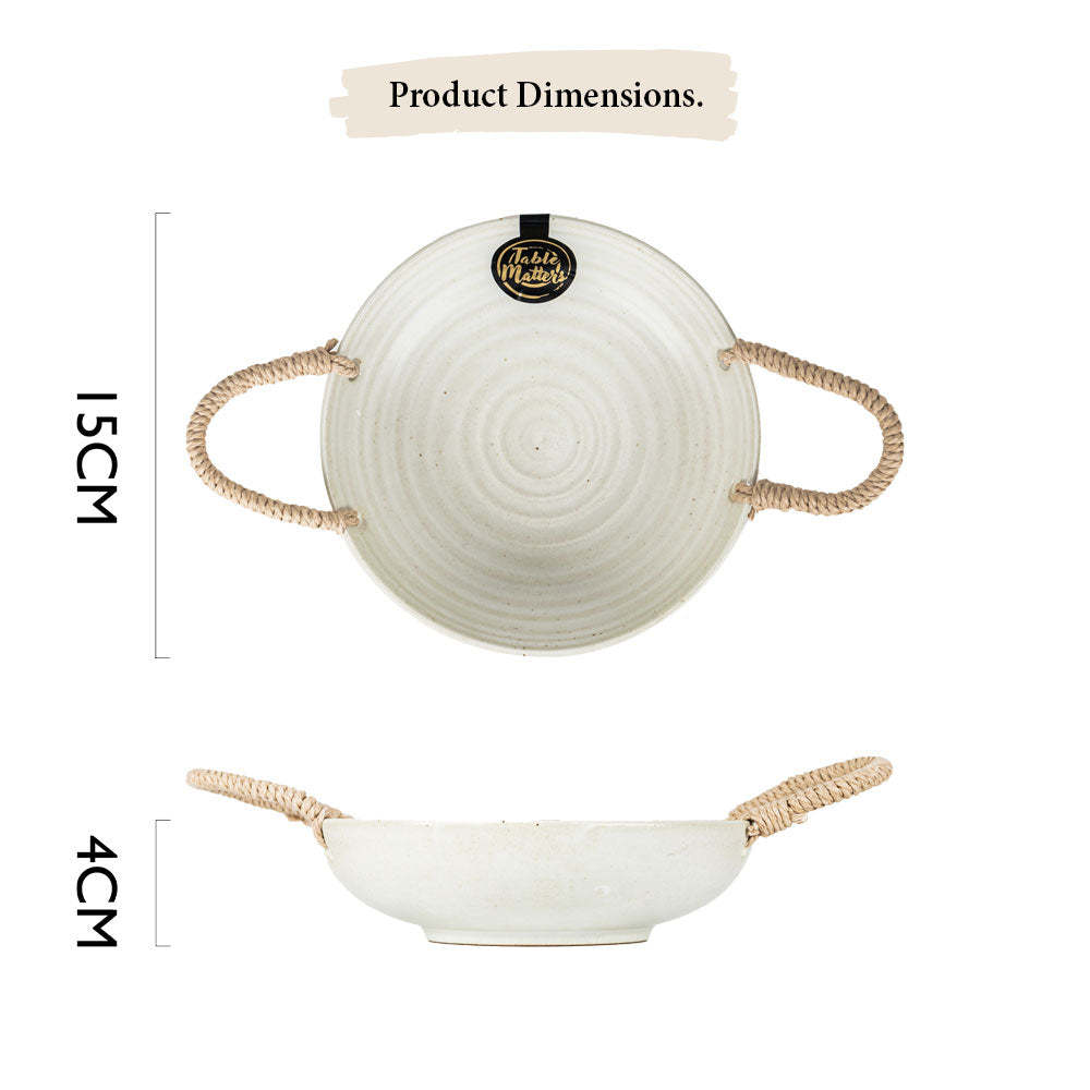 Henso - 6 inch Threaded Bowl with Handles