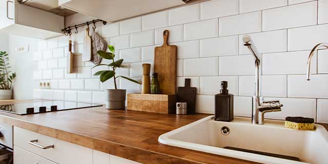 Keep the countertops clear