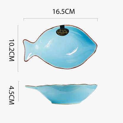 Nautical Blue - 6 inch Fish Soup Bowl
