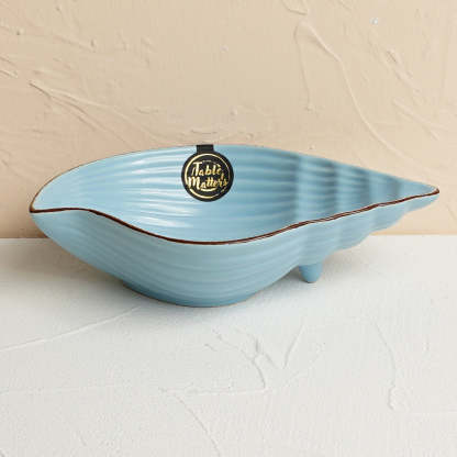 Nautical Blue - 8 inch Conch Bowl