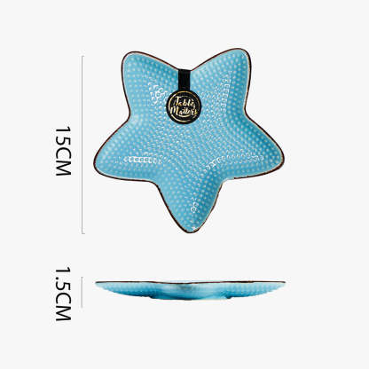 Nautical Blue - 6 inch Starfish Plate