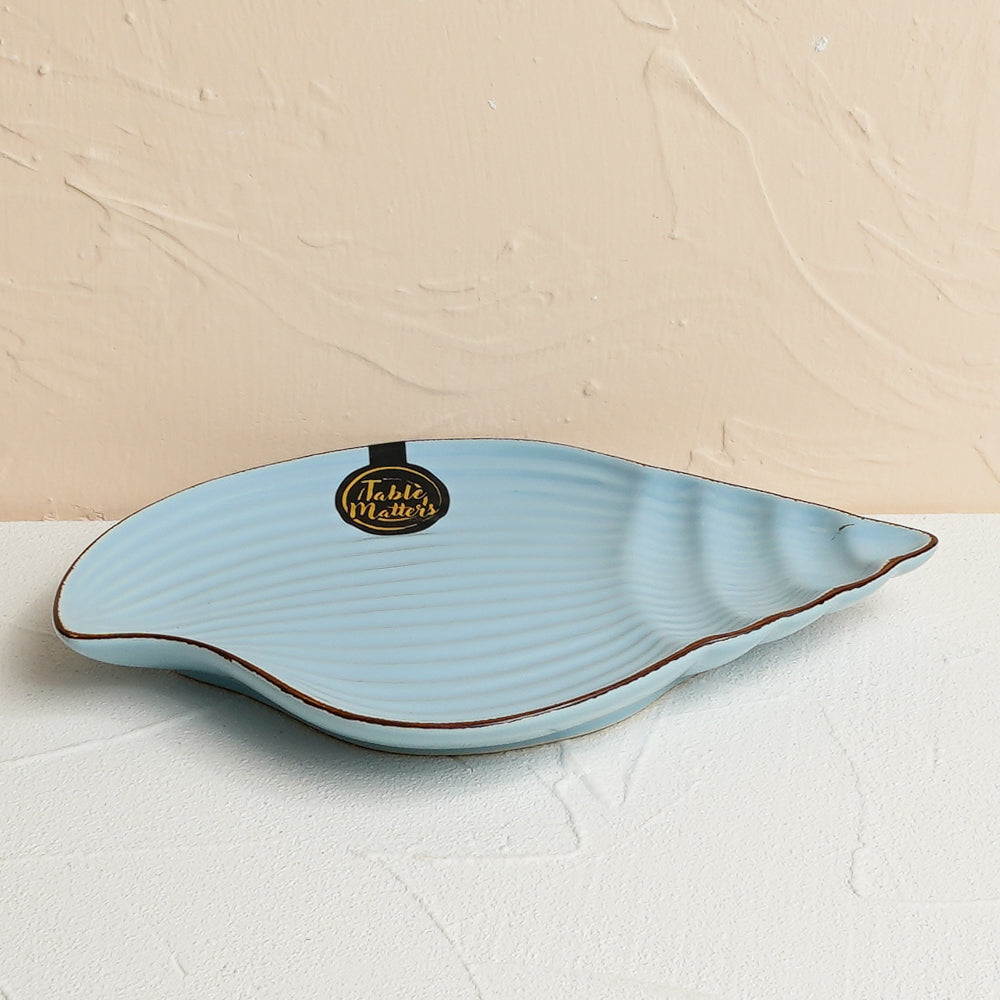 Nautical Blue - 8 inch Conch Serving Plate