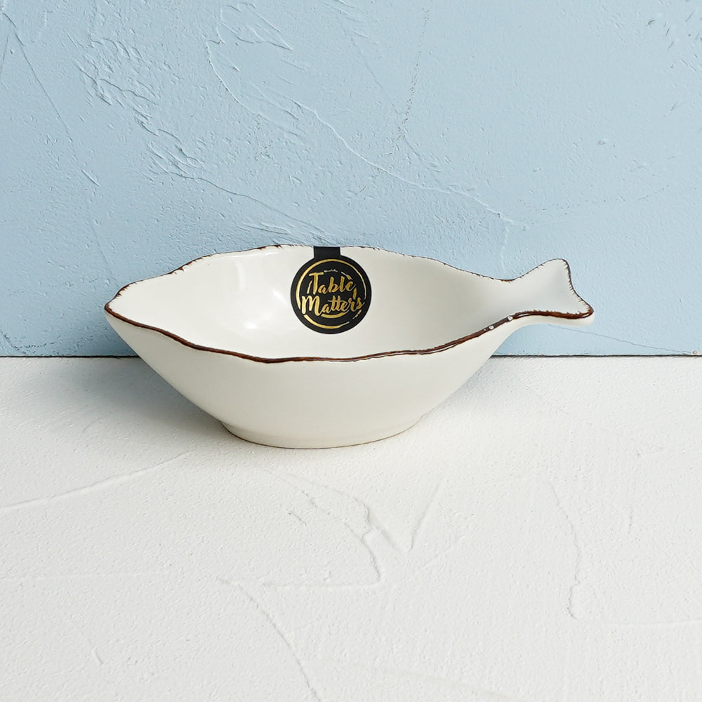 Nautical White - 6 inch Fish Soup Bowl