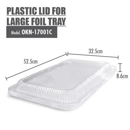 Plastic Lid for Large Foil Tray - 525x325x86mm