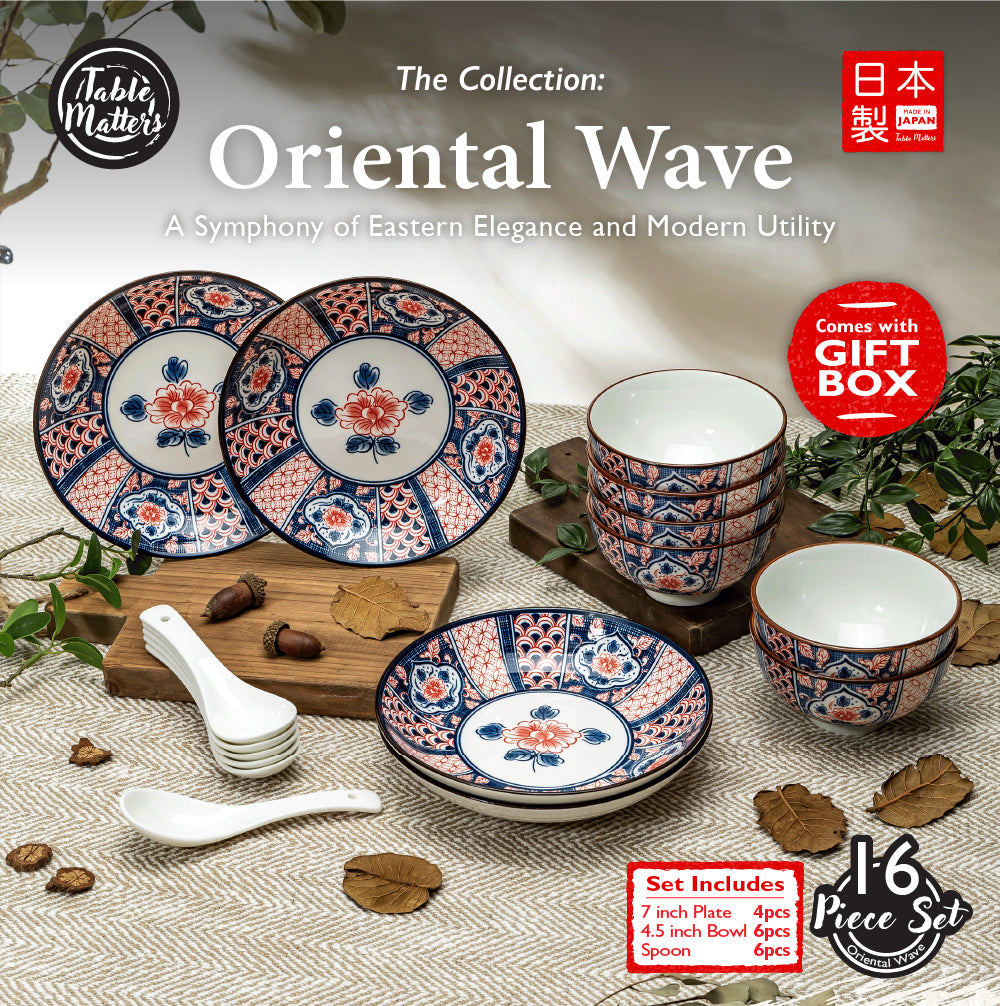Oriental Wave - 16PCS Dining Set