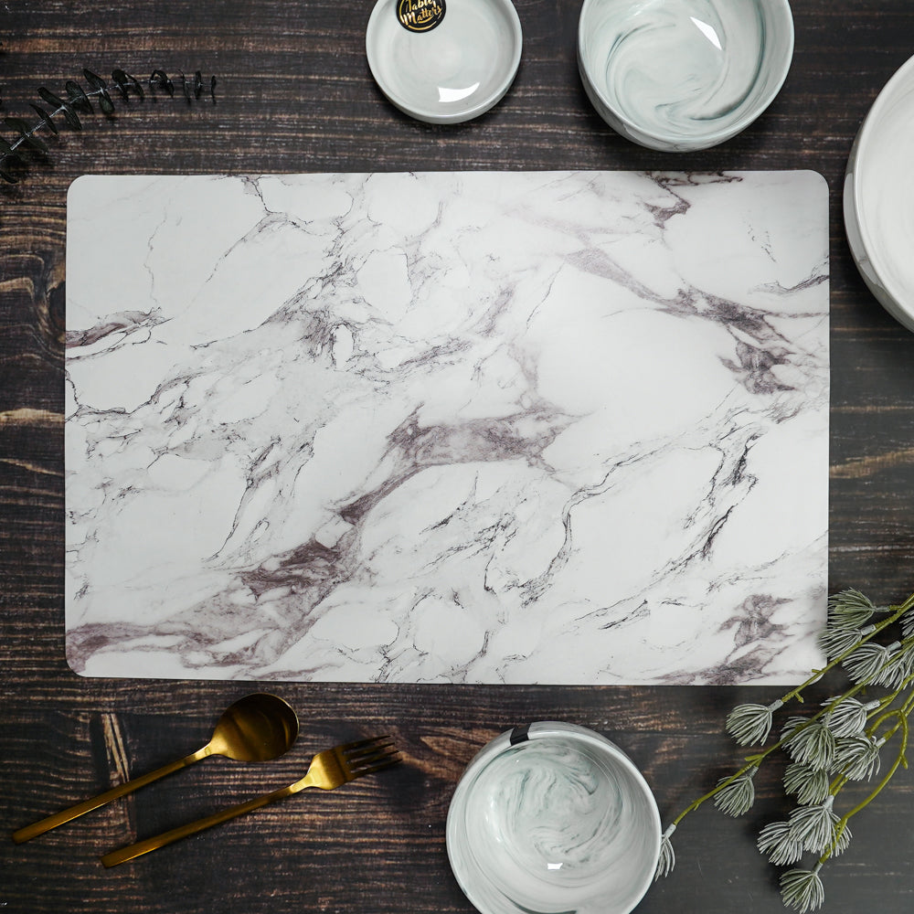  Marble Placemat (PVC Leather)