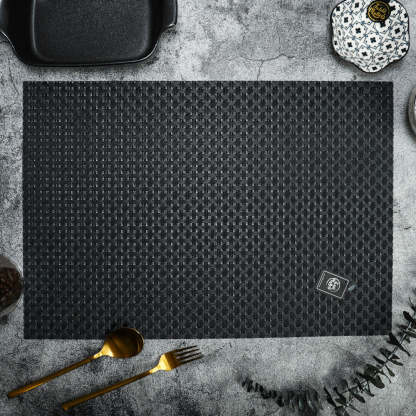 Modern Placemat - Black (Woven)