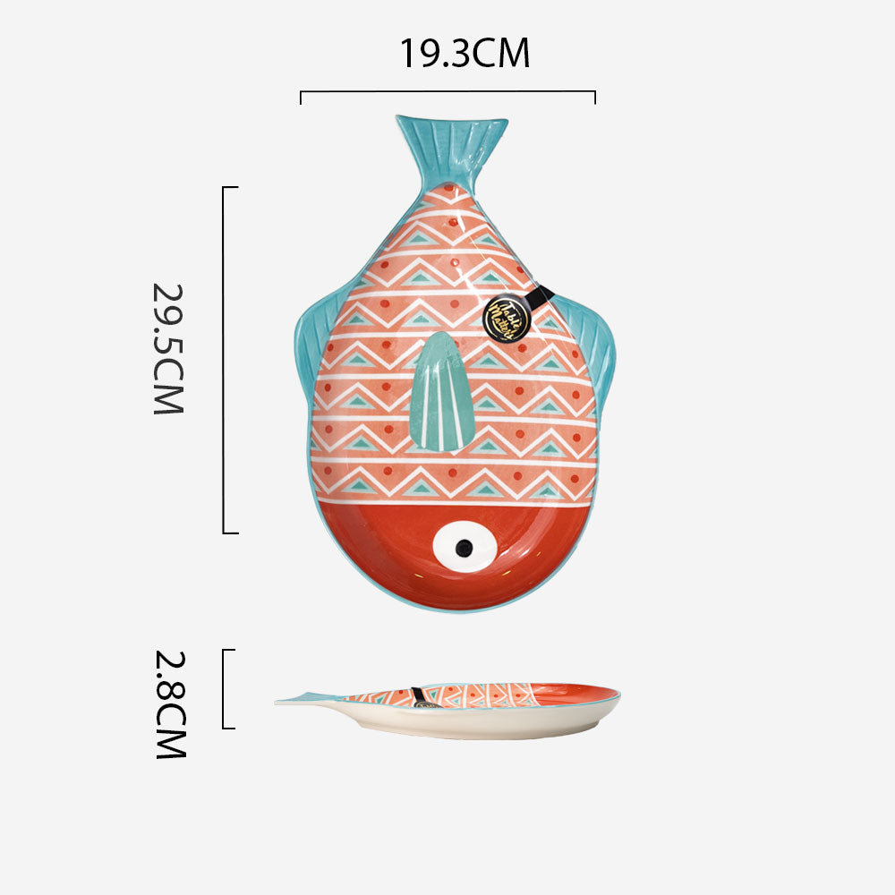 Pufferfish Pink - 11.5 inch Plate