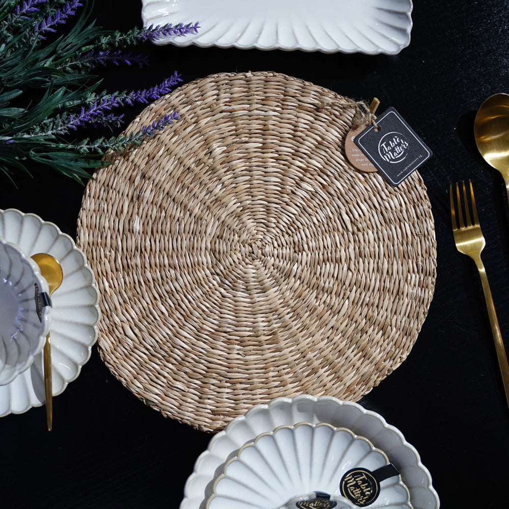 Seagrass Round Placemat - Natural