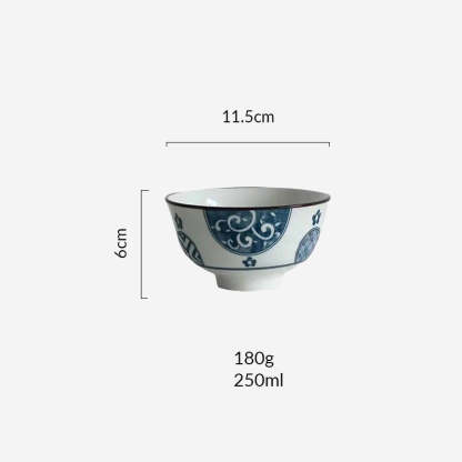 Patchwork - 4.5 inch Rice Bowl / 6 inch Soup Bowl / 8 inch Big Serving Bowl