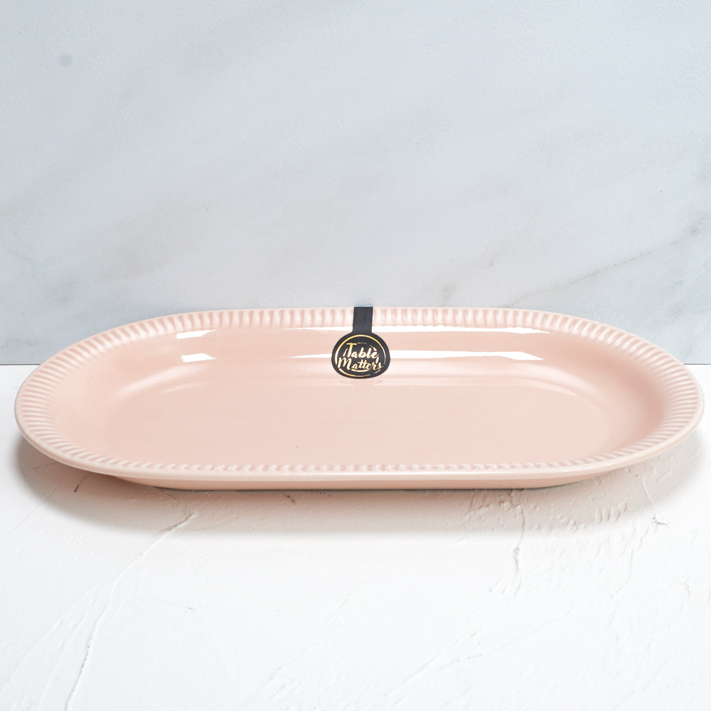 Royal Nude - 12 inch Oval Plate