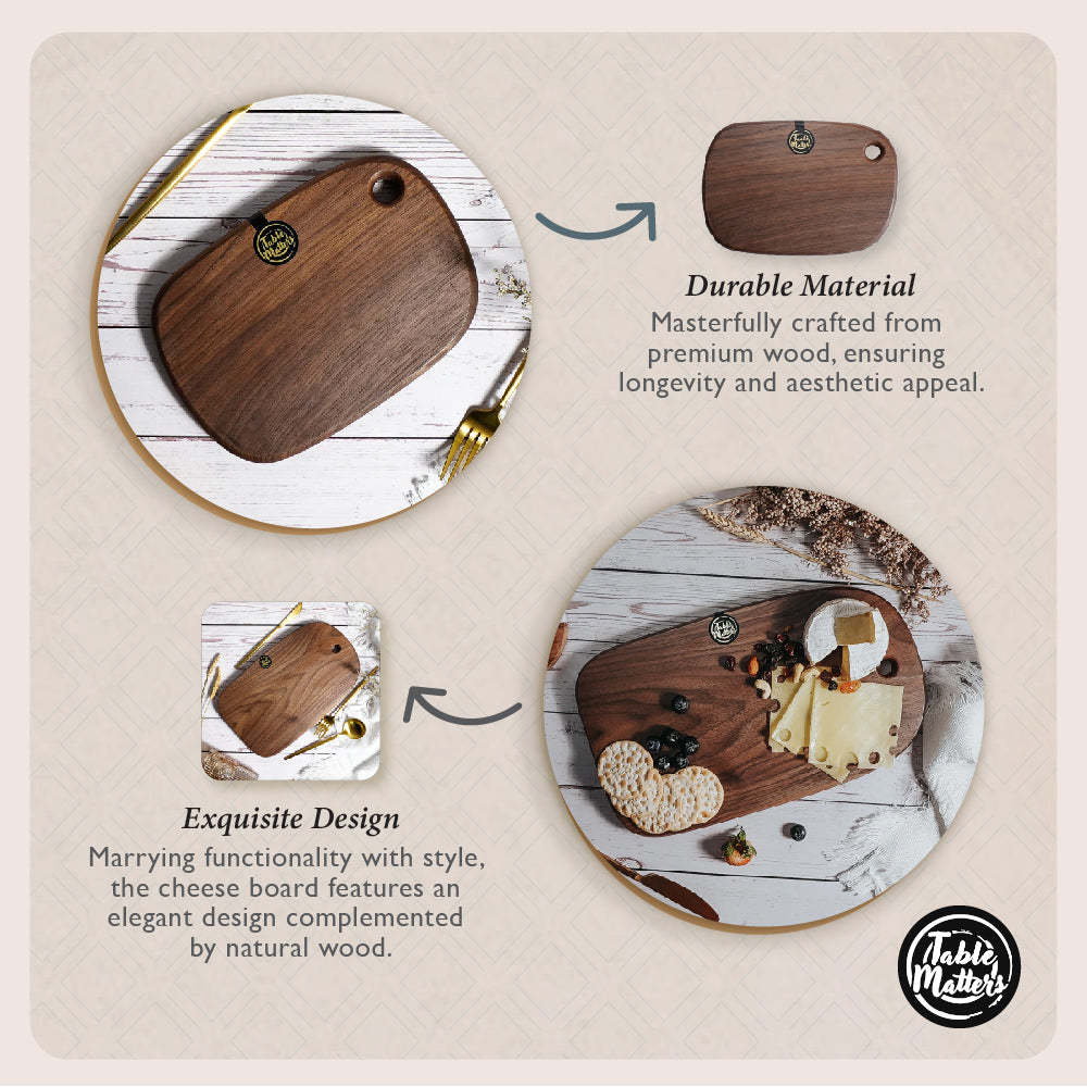 WOODE - Walnut Serving Board (Medium)