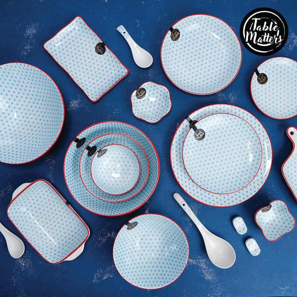 Bundle Deal For 2 - Starry Blue 9PCS Dining Set