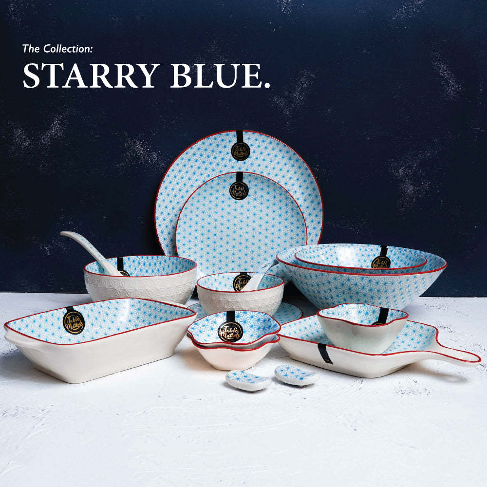 Bundle Deal For 2 - Starry Blue 18PCS Dining Set