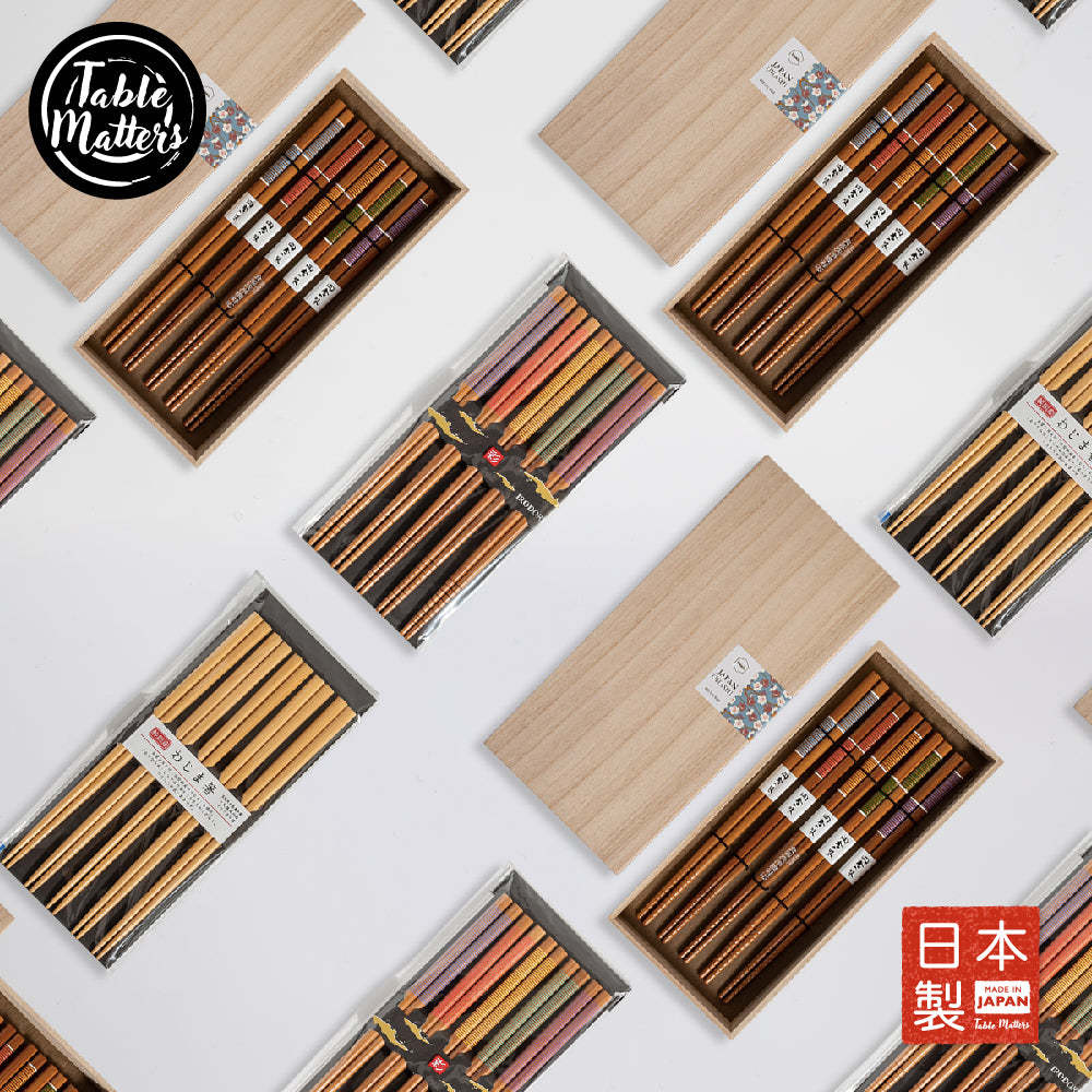 Bamboo Chopstick Collection (22.5cm) | Kyandi | Wagara | Gyaku | MADE IN JAPAN
