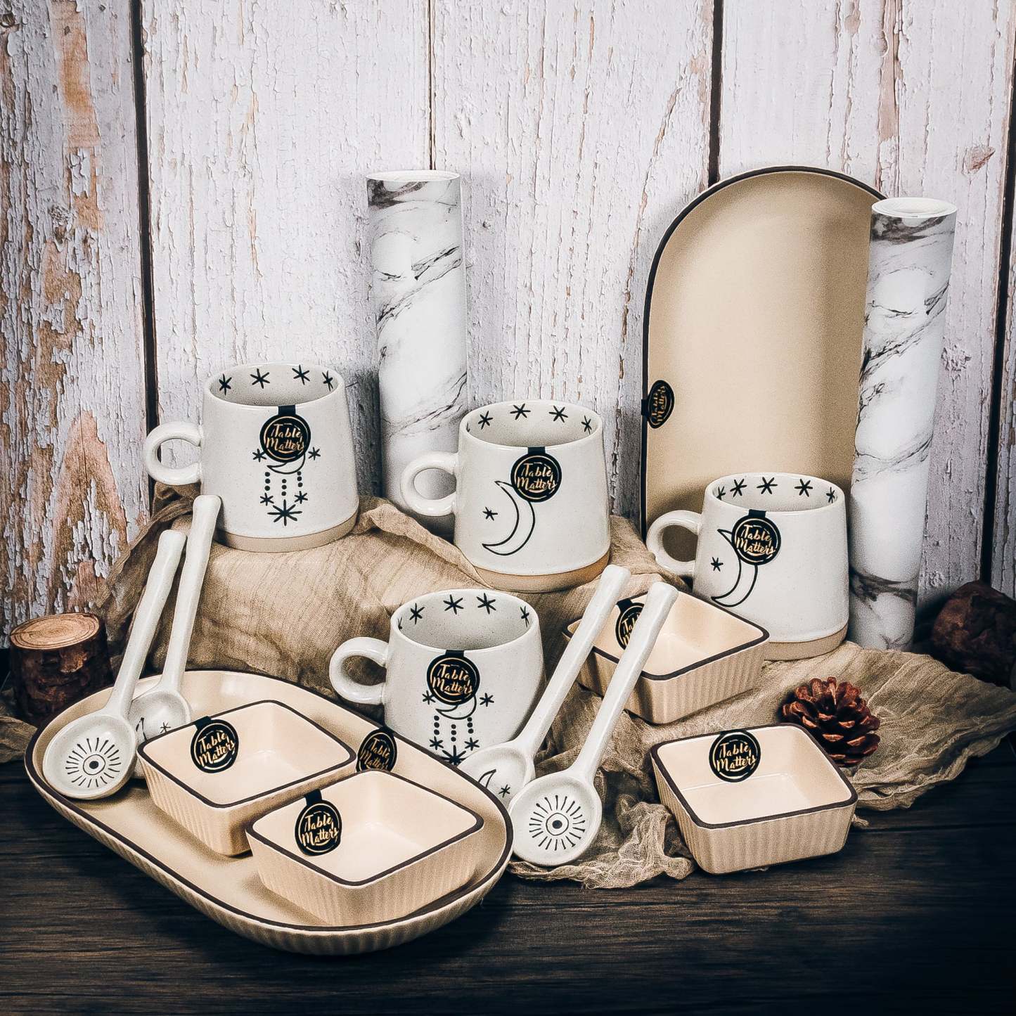 Bundle Deal - Assorted Celestial 16PCS Coffee Time Set