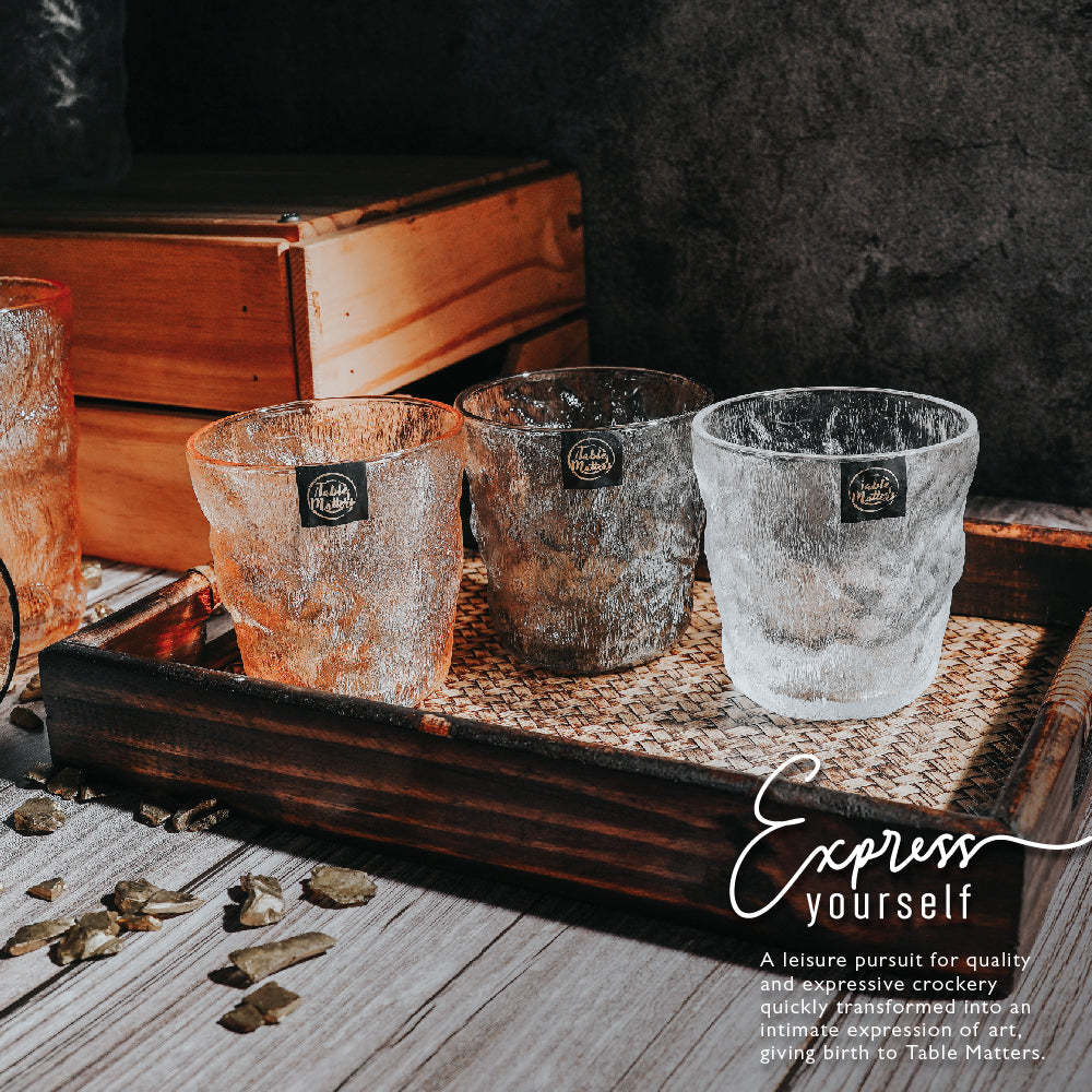 TAIKYU Amber Glacier Whiskey Glass - 290ml