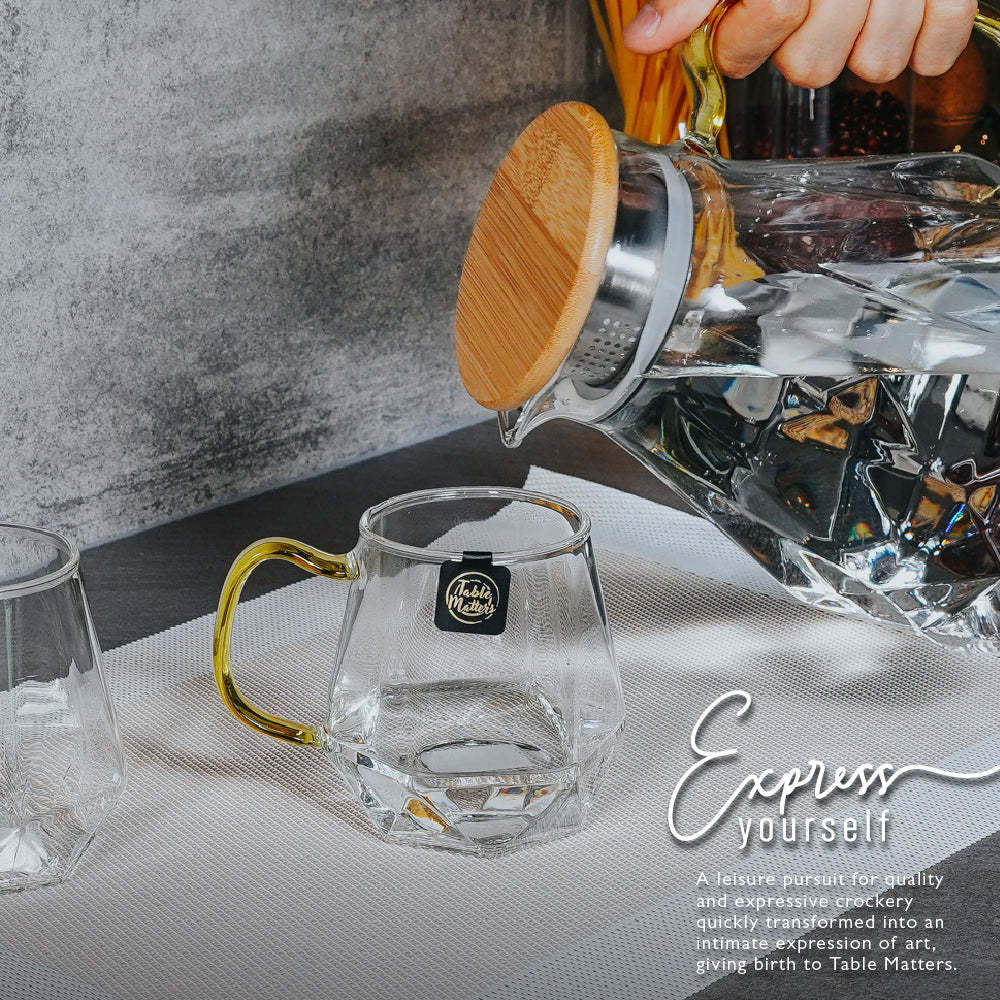TAIKYU Gold Handle Diamond Jug - 1500ml