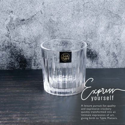 Bundle Deal - Taikyu 310ml Whiskey Glass and Marble Coaster 8PCS Drinking Set