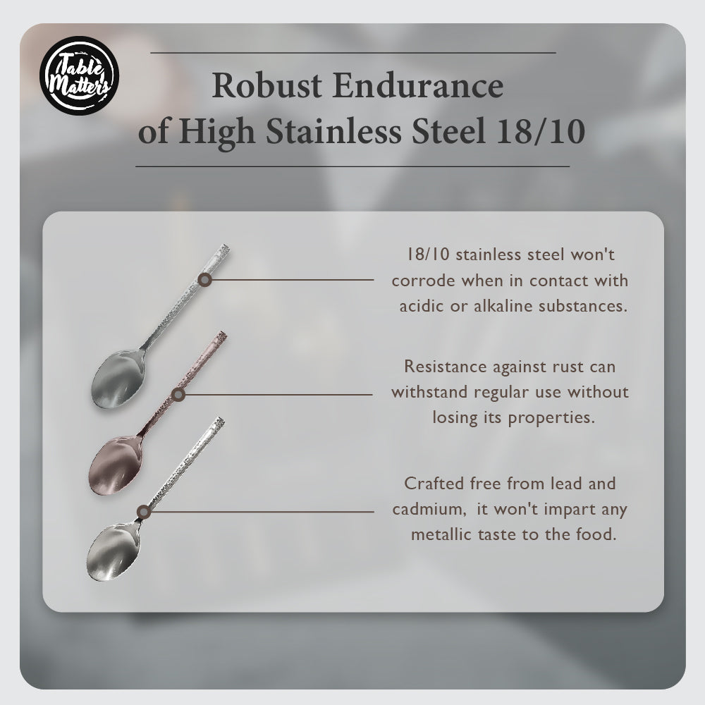 Tsuchi 5 Piece Stainless Steel Cutlery Set (Silver)