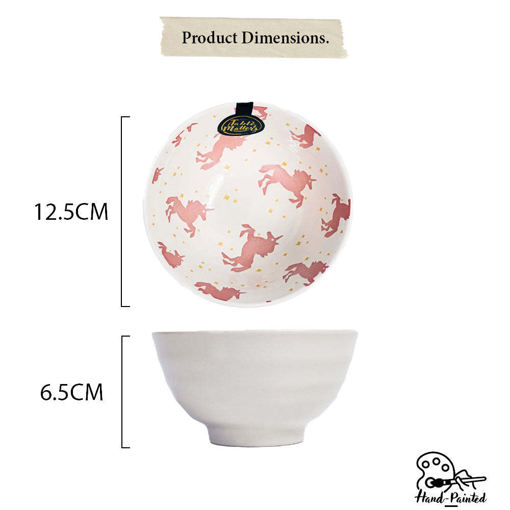 Unicorn Pink - 5 inch Threaded Bowl