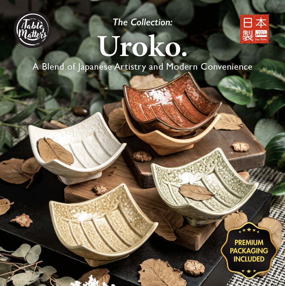 Uroko 5PCS Square Saucer Set