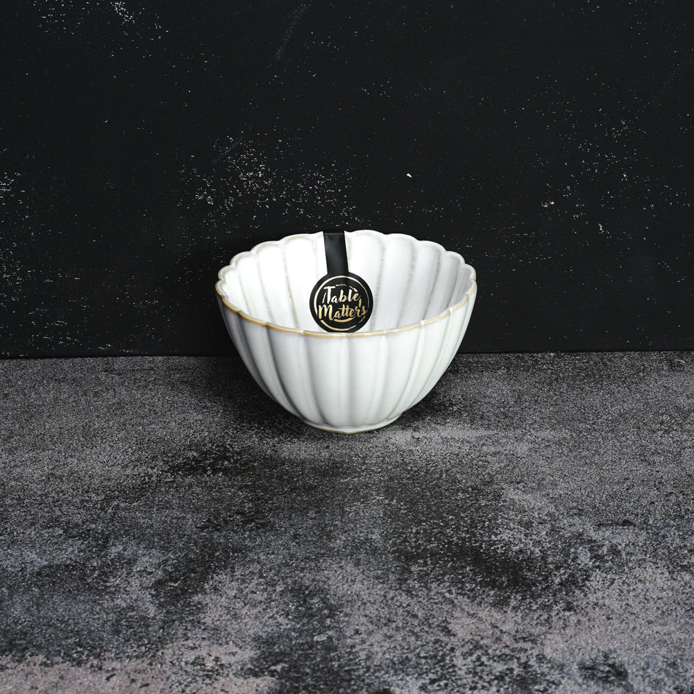 White Scallop - 4.8 inch Rice Bowl