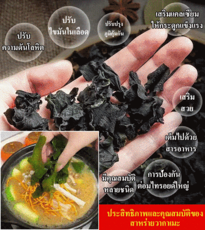 สุขภาพไขมันต่ำ สาหร่ายวากาเมะแห้ง