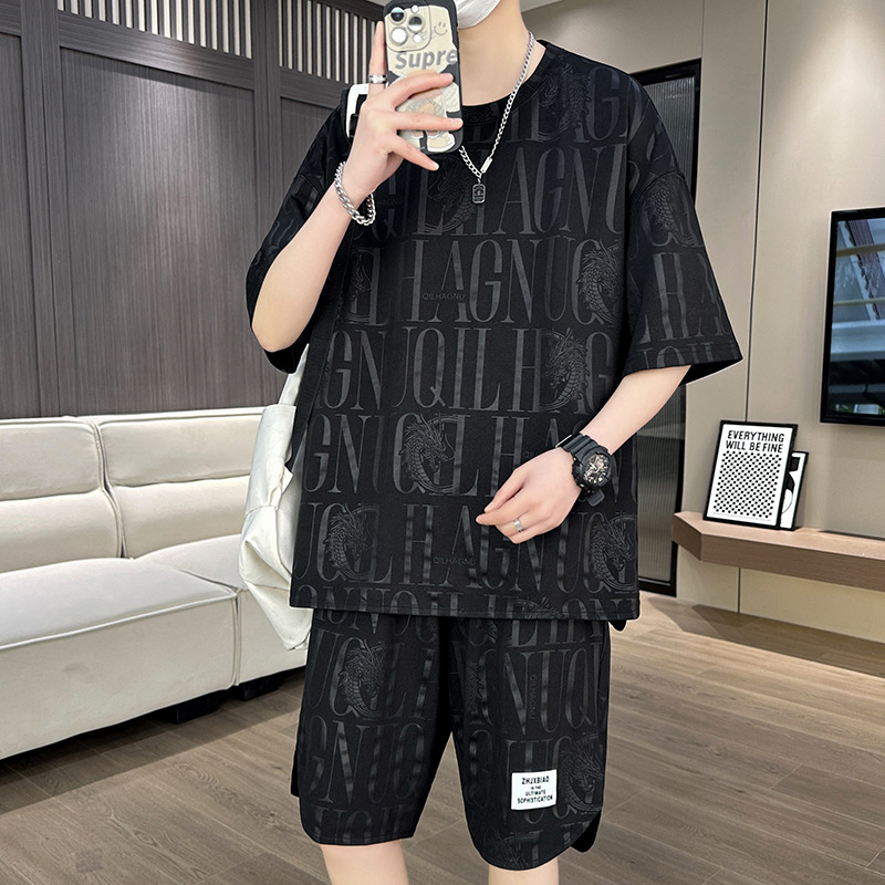 メンズ半袖Ｔシャツ＋ハーフパンツ上下セット