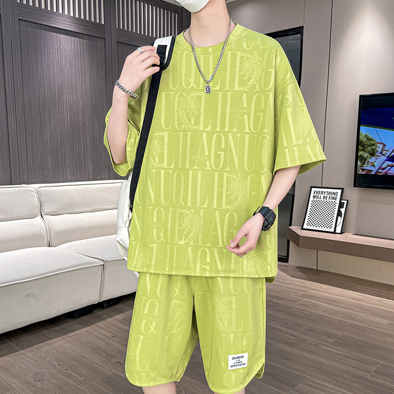 メンズ半袖Ｔシャツ＋ハーフパンツ上下セット