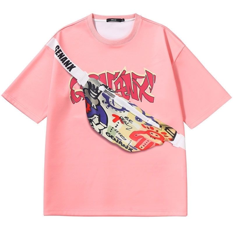 ポケット付きファッショTシャツ