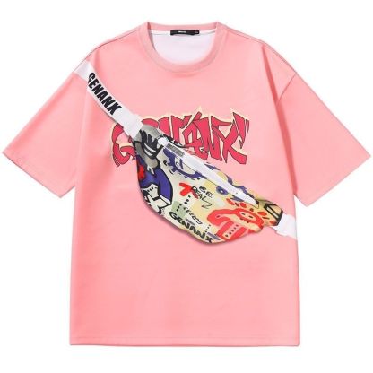 ポケット付きファッショTシャツ