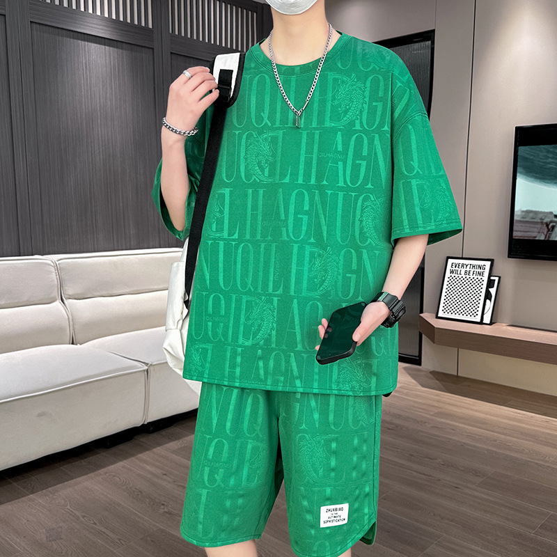 メンズ半袖Ｔシャツ＋ハーフパンツ上下セット