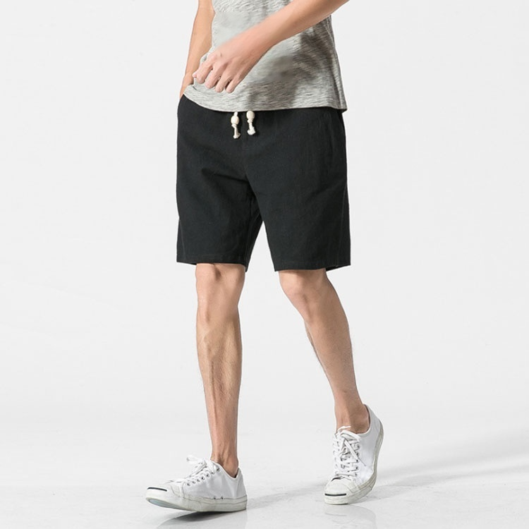 綿麻ハーフパンツ