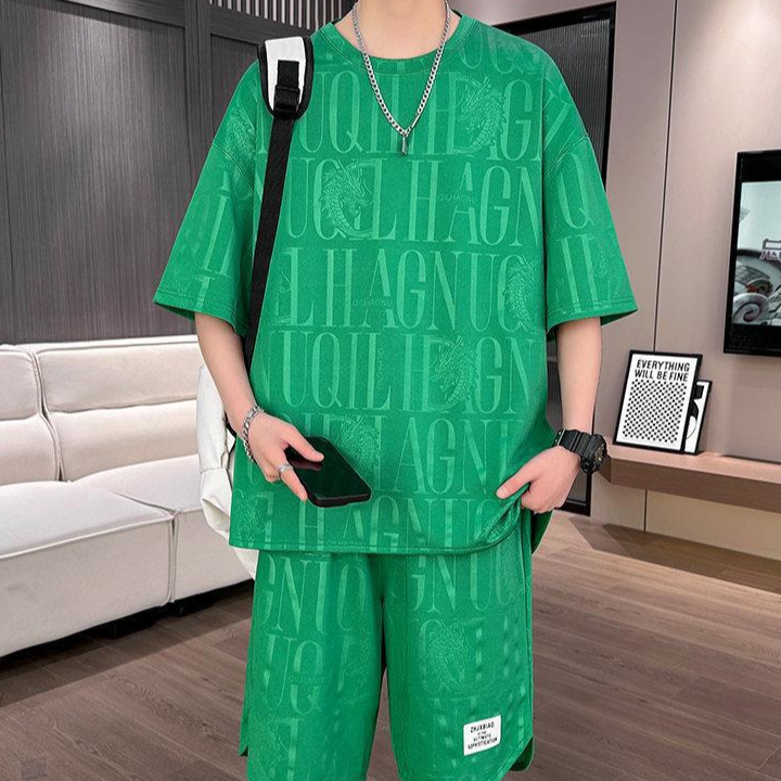 メンズ半袖Ｔシャツ＋ハーフパンツ上下セット