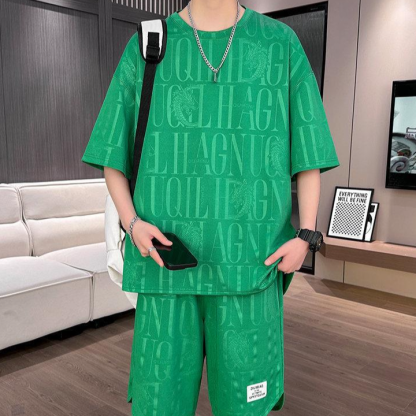 メンズ半袖Ｔシャツ＋ハーフパンツ上下セット