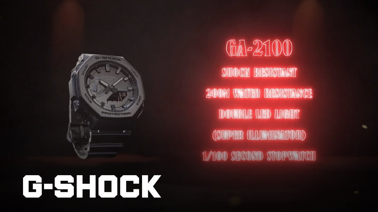 Casio G-Shock CasiOak GA-2100-1A Analog Digital Men Watch (Black)