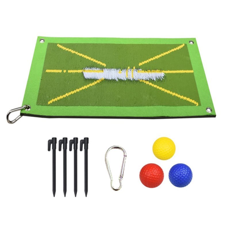 حصيرة تدريب آثار الضرب للجولف لتحسين تقنية السيطرة والتوجيه