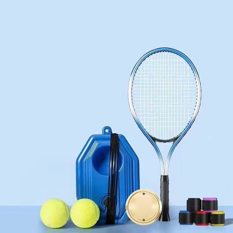 مدرب تنس الريشة والتنس لشخص واحد مع حبل الارتداد أداة تدريبية مثالية ل
