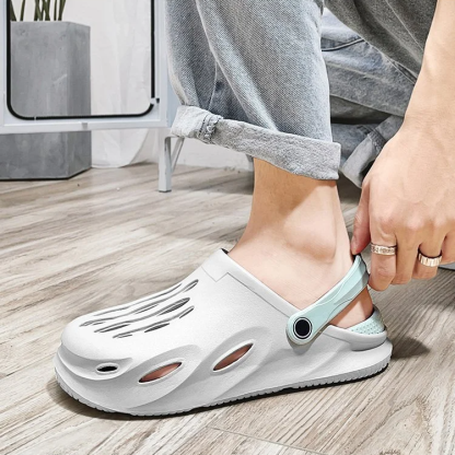 حذاء رجالي صيفي بتصميم مريح وخفيف الوزن، مناسب للقيادة والاستجمام على الشاطئ