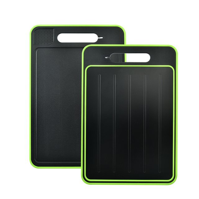 لوحة تقطيع متعددة الاستخدامات مع مبراة للثوم لوحة قطع من الألمنيوم الم