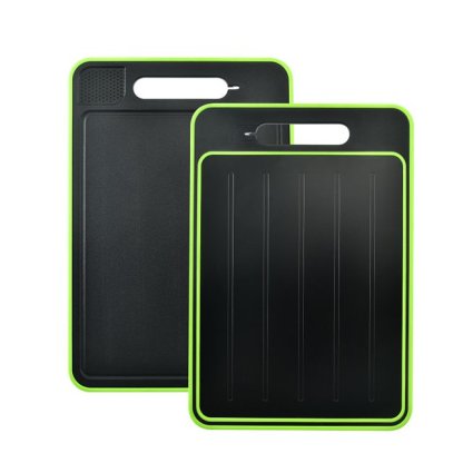 لوحة تقطيع متعددة الاستخدامات مع مبراة للثوم  لوحة قطع من الألمنيوم المطلي الفيزيائي لفك تجمد اللحوم