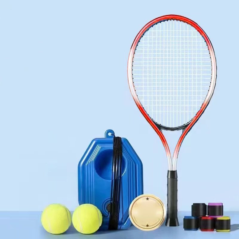 مدرب تنس الريشة والتنس لشخص واحد مع حبل الارتداد  أداة تدريبية مثالية للمبتدئين والأطفال