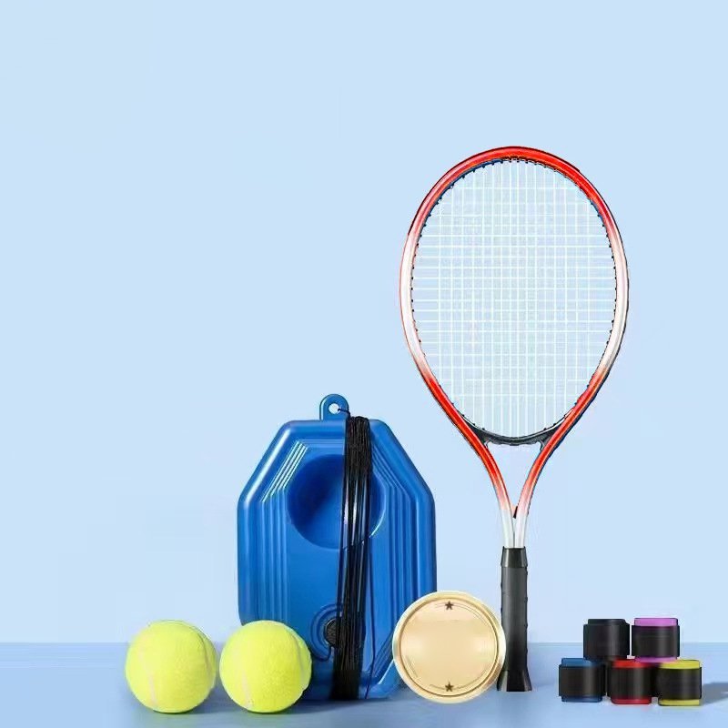 مدرب تنس الريشة والتنس لشخص واحد مع حبل الارتداد  أداة تدريبية مثالية للمبتدئين والأطفال