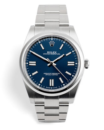 Rolex 124300  Oyster Perpetual 41 'Bright Blue' Brand New