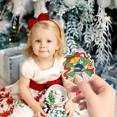 🎁Christmas DIY Diamond Painting Keychain🎄
