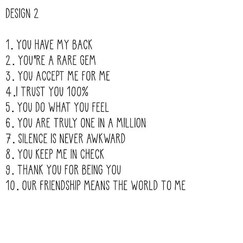 🎁Wooden Gift-10 Reasons Why You Are My Bestie Jute Bag With Hearts🧡