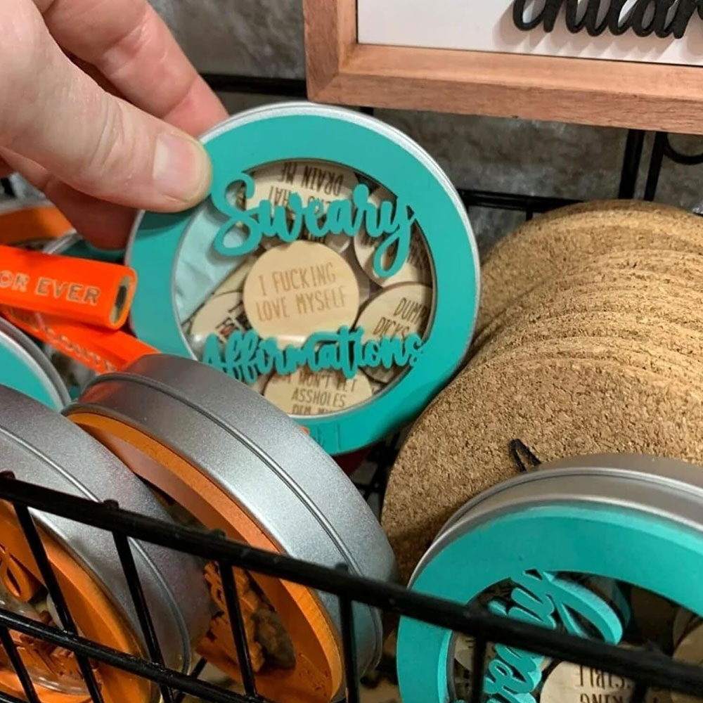 Mini Sweary Affirmation Discs